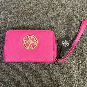 Bright Pink Wristlet. Brand New with Tags.